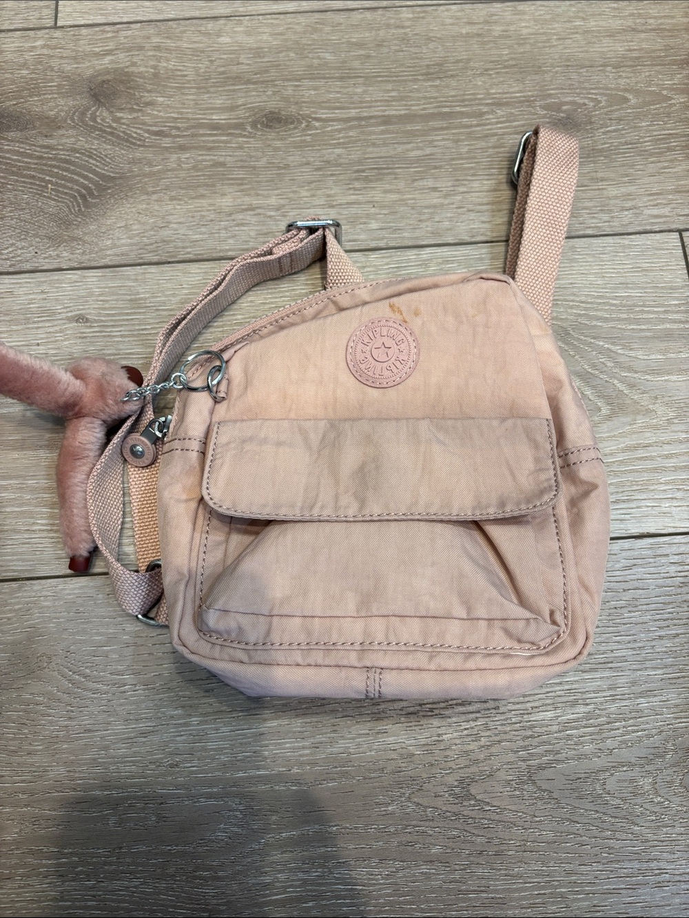 Kipling Blush Pink Mini Backpack Bag
